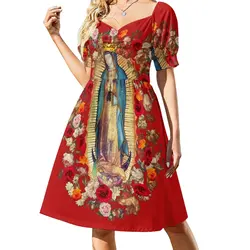 Our Lady of Guadalupe Mexican Virgin Mary Mexico Catholic Saint Dress dresses for special events women party dresses