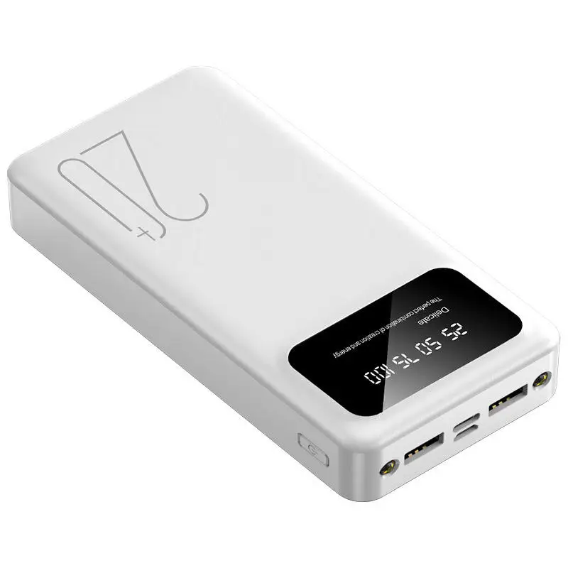 20000MAH Charger Portable LED Lighting Large Capacity Dual Output Dual Input Power Bank