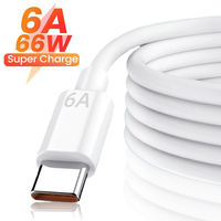 6A Fast Charging USB C Cable For Samsung Xiaomi Huawei Android Universal USB to Type C Charger Data Cord 0.3M/1M/1.5M/2M