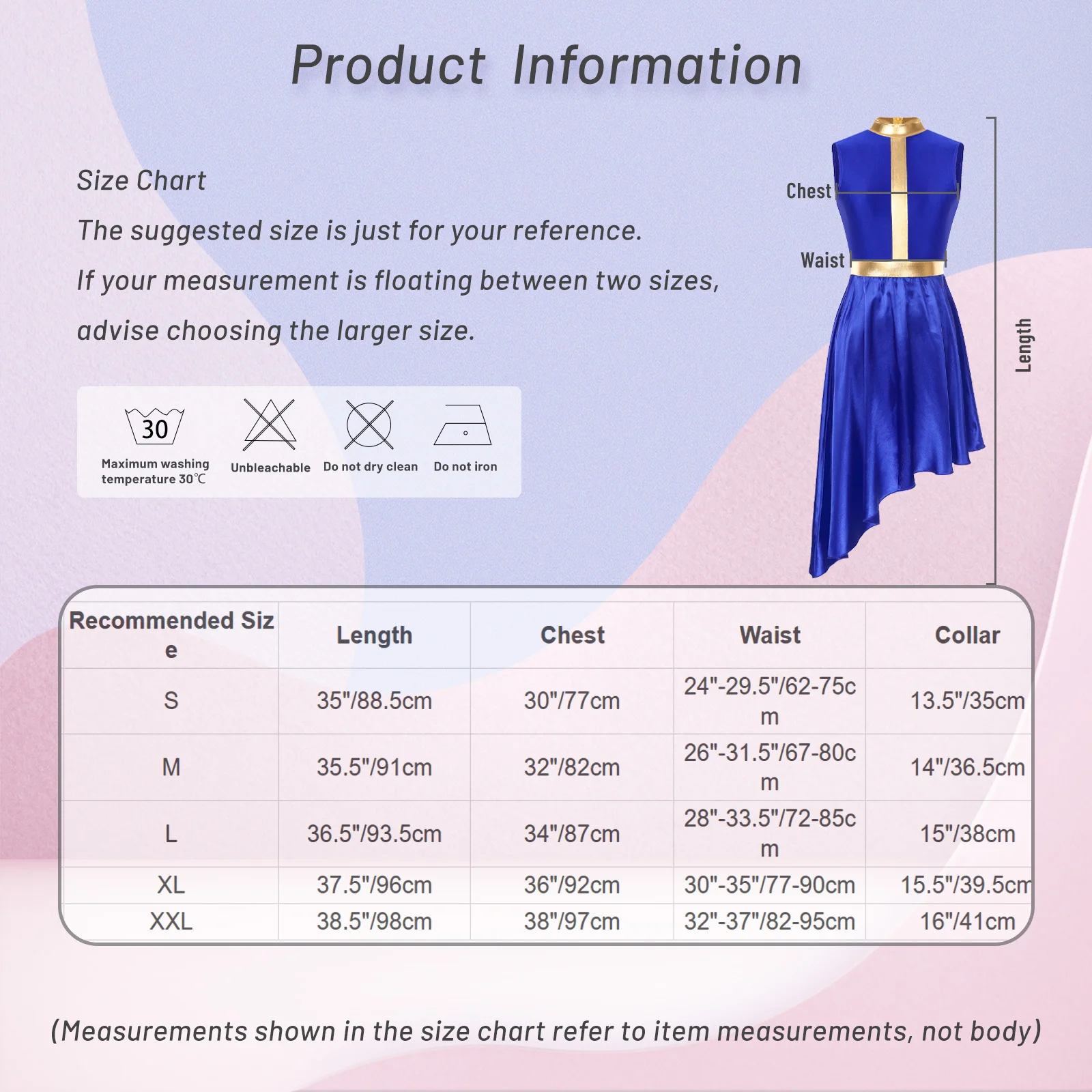 Womens Patchwork Lyrical Elegant Classical Modern Dance Dress Color Block Flowy Asymmetrical Hem Sleeveless Dresses Dancewear