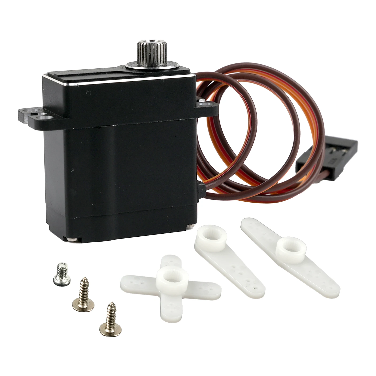 11Kg Mikro Serwo Cyfrowe Bezrdzeniowe Silnik 4.8-8.4V Wysokie Napięcie Serwa 180/270/360 Stopni do Modeli Samolotów Helikopterów 1:24 Zabawki