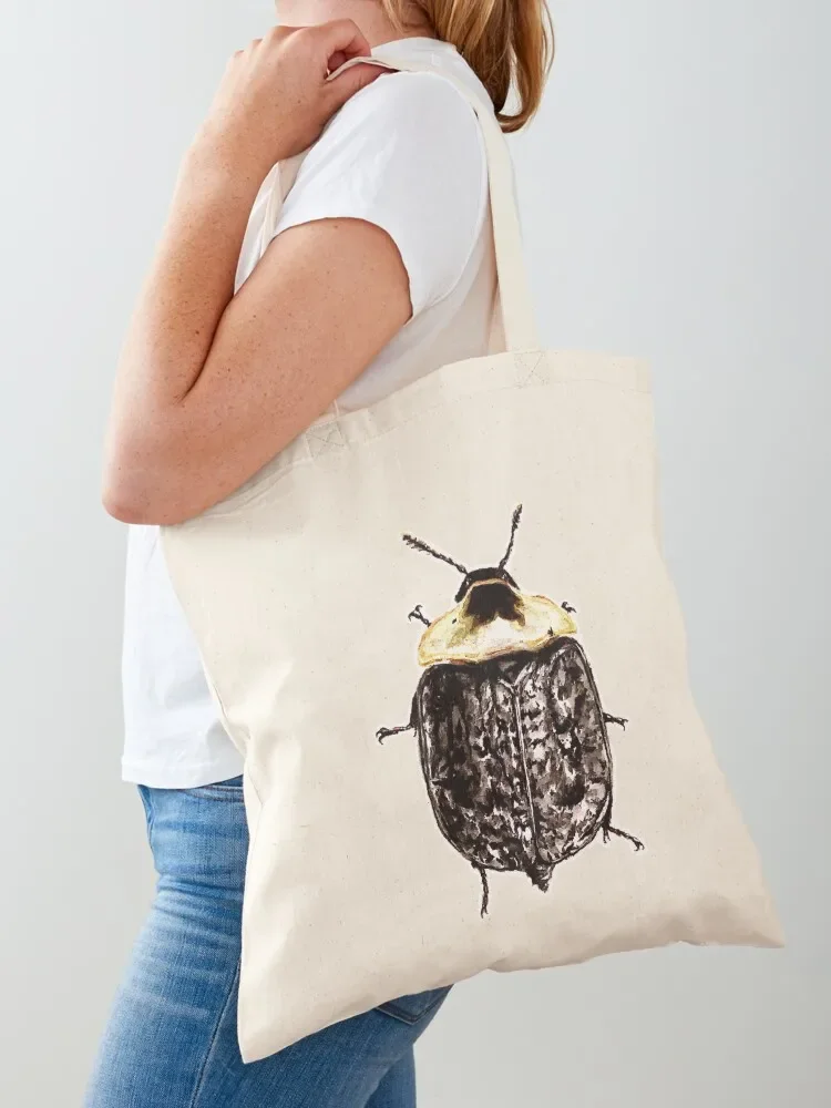 American Carrion Beetle, bug, insect Watercolour Tote Bag Gift bag Canvas bag