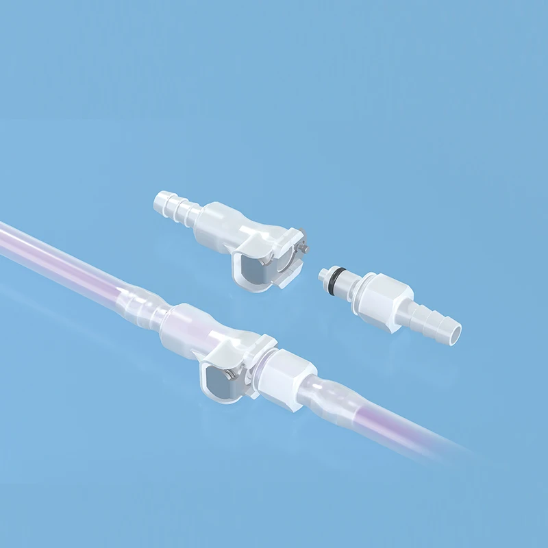 Quick-Disconnect Fitting, Hose Barb Insert, POM with EPDM O-Ring, Valved, Non-Valved, 3/8" ID, 1/8" ID, 3/16" ID, 1/4" ID view 3