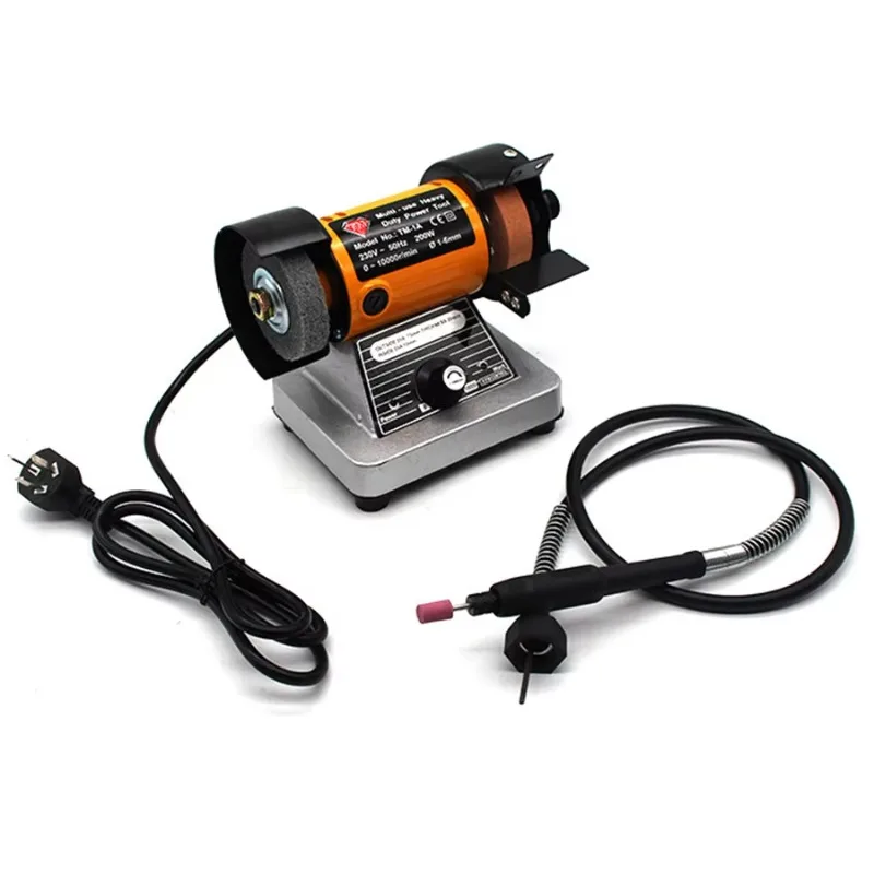 High Quality Lapidary Machine Jewelry Bench Lathe Grinder Mini Bench Grinder Polisher with Flexible Shaft