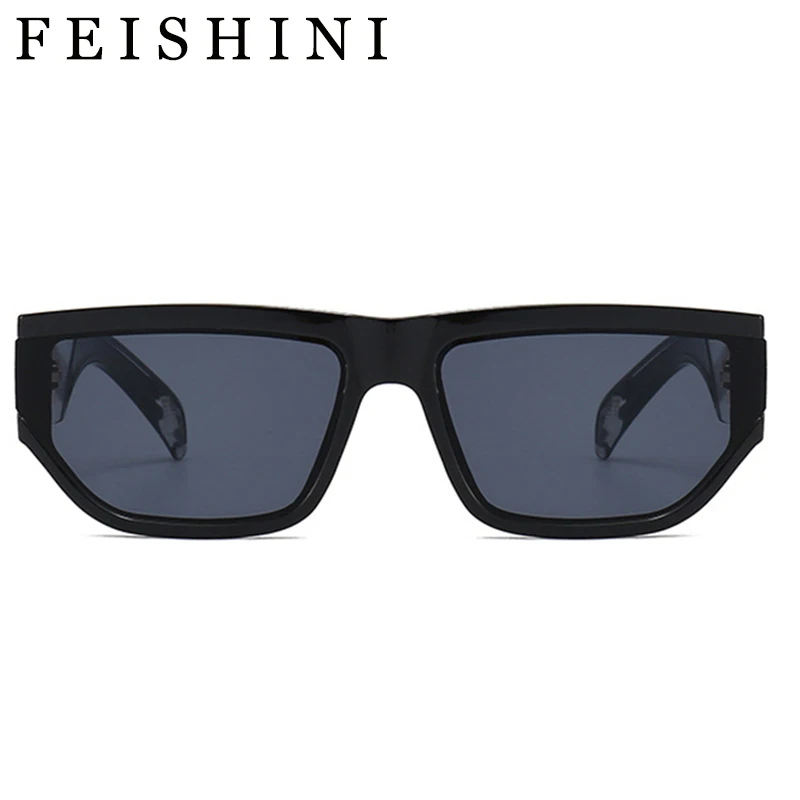

Feishini Star Quality Rectangle Original Sunglasses Women UV400 Luxury Brand Fashion Vintage Trendy Narrow Eyewear UV Protection