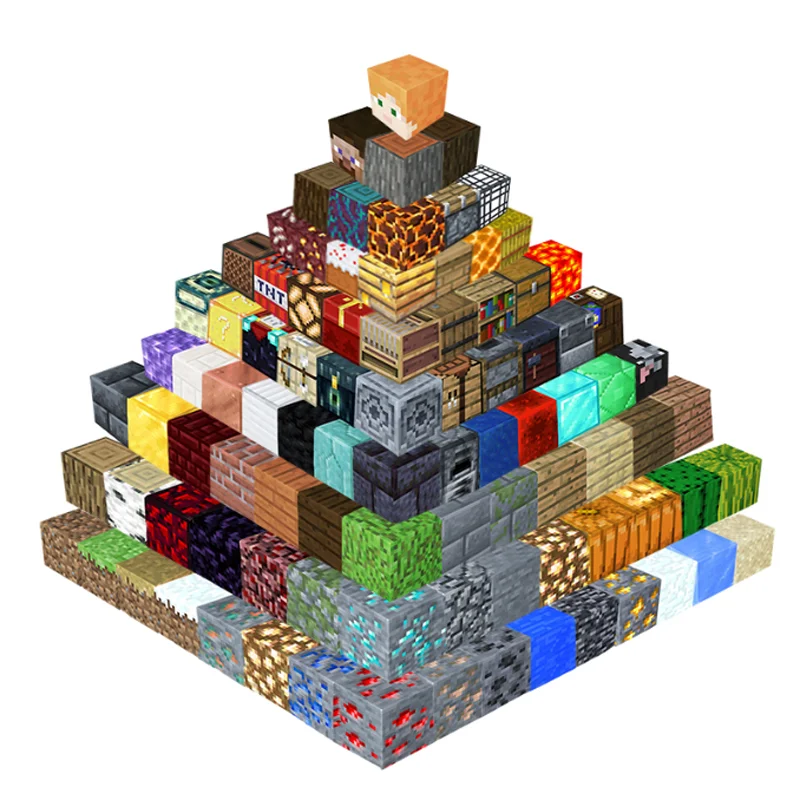 Hot-selling 10PCS Magnetic Block World Building Blocks Magnetic Assembly Blocks Magnet Toys For Kids Boys Girls Gift
