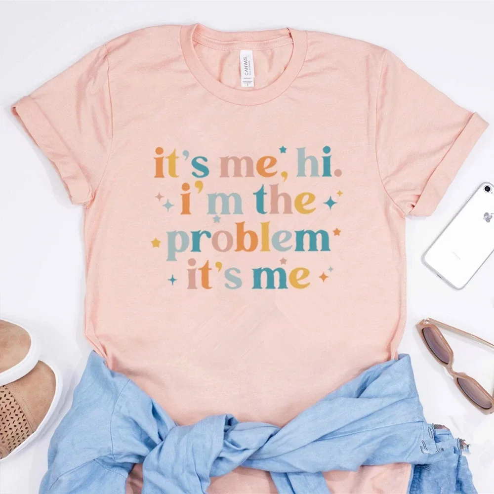 Hi I'm The Problem It's Me T-Shirt Anti Hero Taylor Music Inpired Shirt Meet Me At Midnight Tees Vintage Graphic Tee Fans Tops