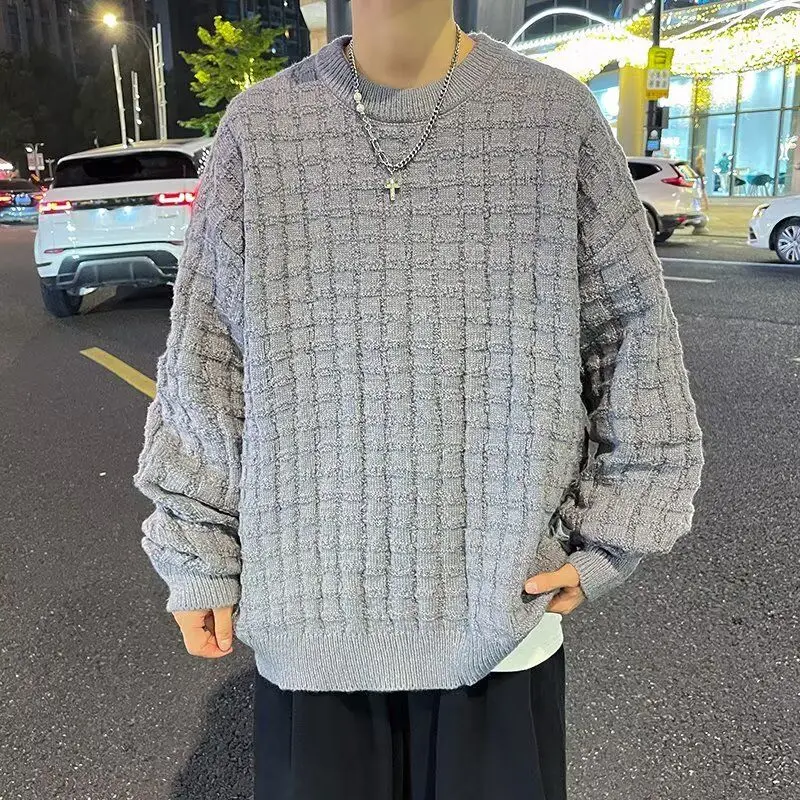 

Fall Winter V-Ne Knitted Sweater Cardigan Men's Color Casual Sle Leisure Faion Polyester Fiber Long Sve Coat