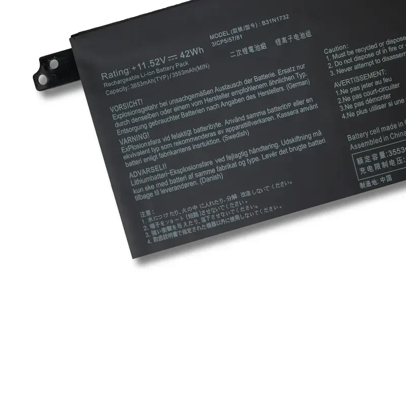 [NEW] B31N1732 battery for ASUS Lingyao S2 generation S4300F S4300FN VX60G