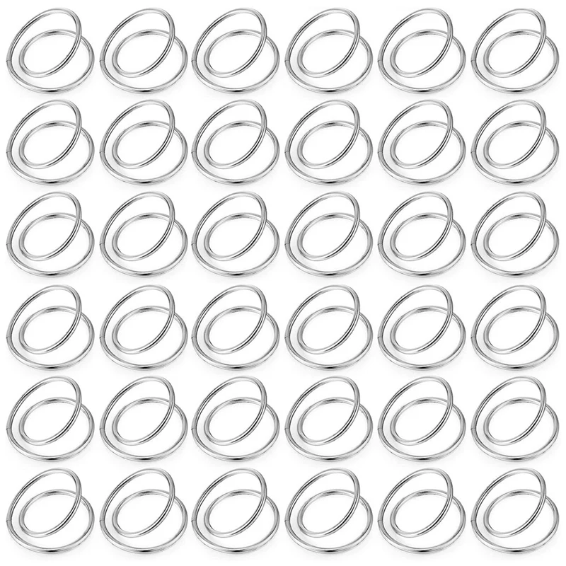 napkin buckle 36Pcs Metal Spiral Napkin Ring Buckles Simple Napkin Rings for Weddings Reception Dinner Buffet Table Decor Silver