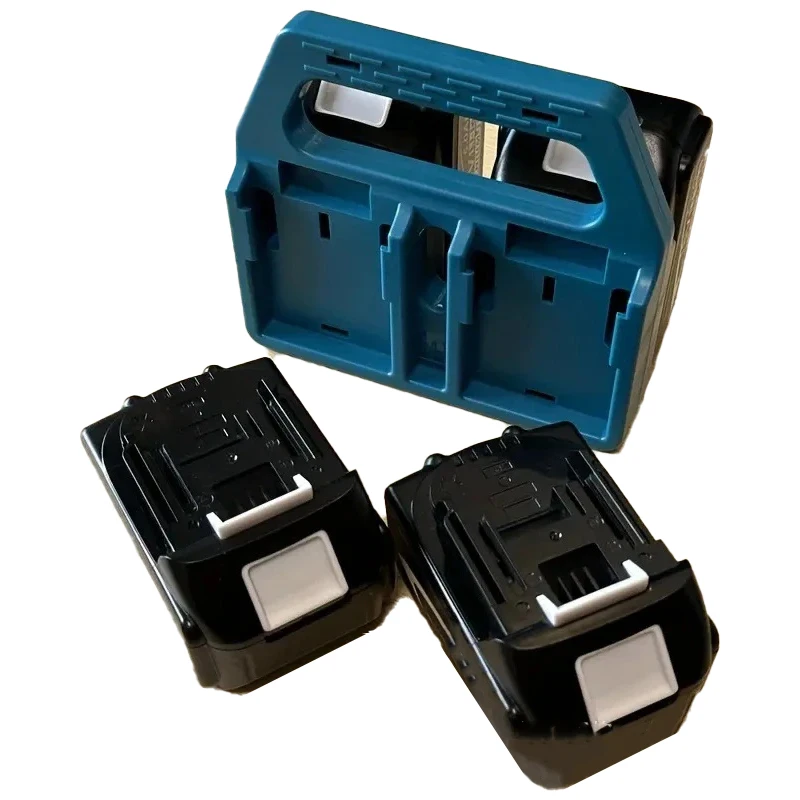 

Держатель батареи с 4 слотами для Makita 14,4 В 18 В, литий-ионные батареи, портативная вешалка для хранения, чехол для переноски, тяжелый BL1860 BL1850 BL1830