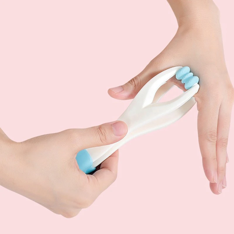 1Pc Hand Finger Massager Roller Training Finger Exerciser Hand Massager For Acupuncture Points Joint Relax Muscle Massage Tools