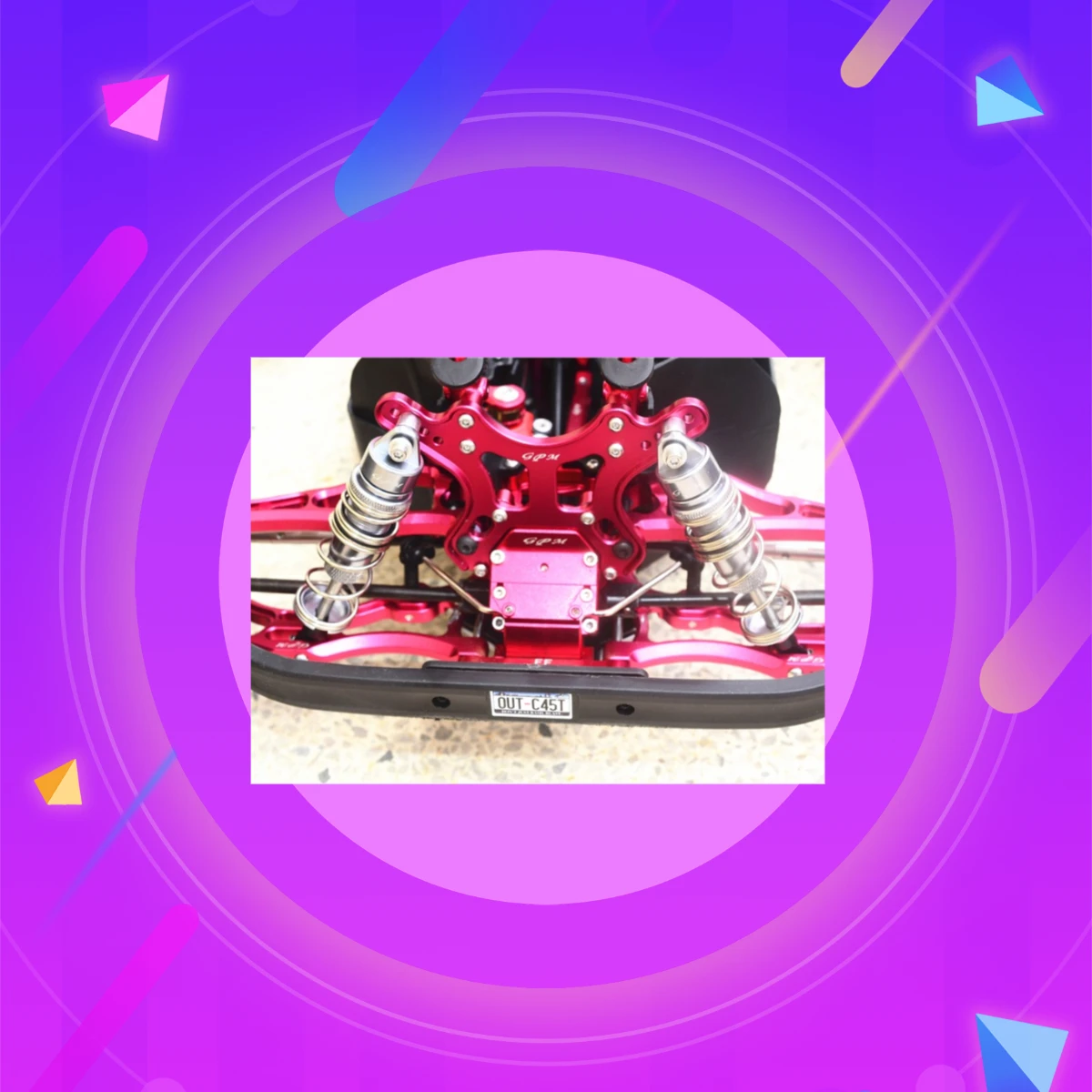 

GPM Alu Front Double Section Spring Dampers For ARRMA Kraton Outcast Notorious ARA106044