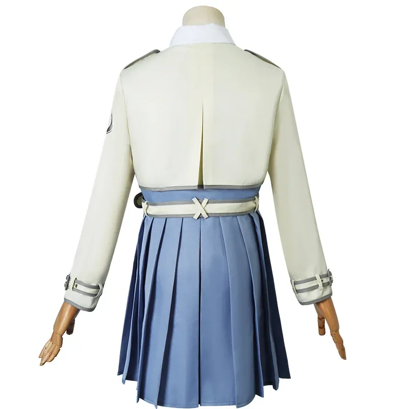 Anime Lycoris Recoil Nishikigi Chisato Takina Inoue Cosplay Costume Wig Japanese Beige School Uniform Woman Sexy Carnival Suit