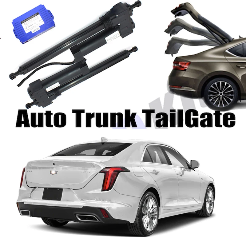 Car Power Trunk Lift Electric Hatch Tailgate Tail Gate Strut Auto Rear Door Actuator For Cadillac CT4 2019~2024