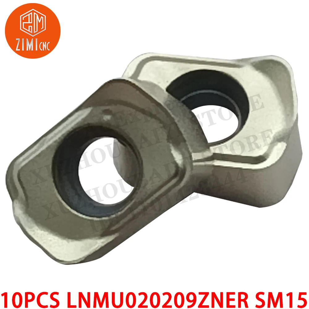 

10P LNMU020209ZNER SM15 LNMU 0202 Высокоскоростная подача Твердый сплав Торцевое фрезерование Пластины для прорезки пазов Механический токарный станок с ЧПУ по металлу режущие инструменты
