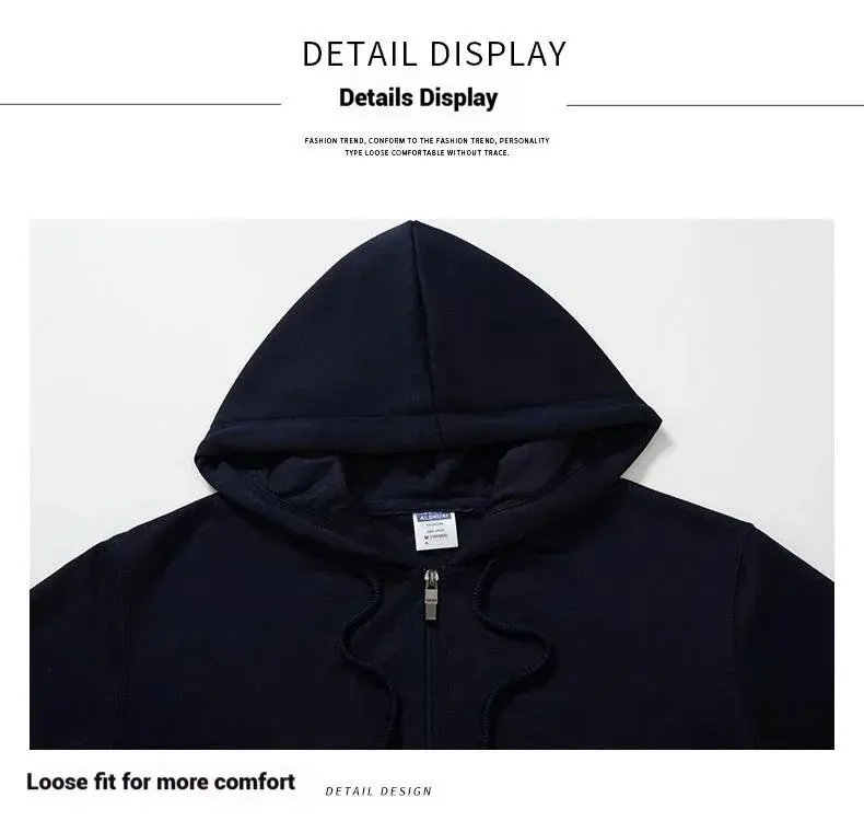 المتضخم انمي ياباني مقنعين سترة الرجال النساء زمم البلوز الشارع الشهير عادية الكرتون طباعة كم طويل علوي الخريف الشتاء #4