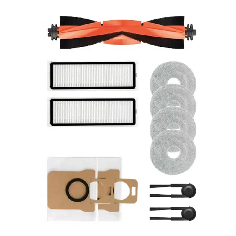 26 шт. для Xiaomi Mijia M40S OV31CN запасные аксессуары для пылесоса основная щетка боковая щетка HEPA-фильтр швабра тканевый мешок для пыли