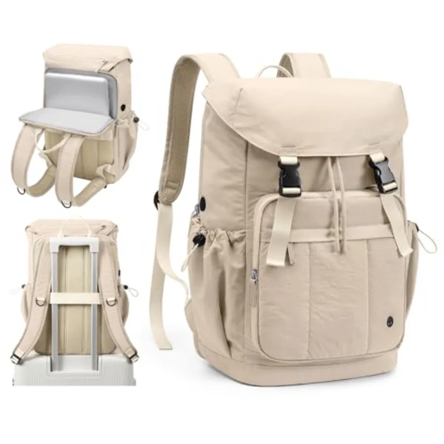 

Laptop Backpack for Women Vintage Travel Backpack Purse Casual Daypacks for Men Fashion Teacher Nurse Bag for Work Business Col