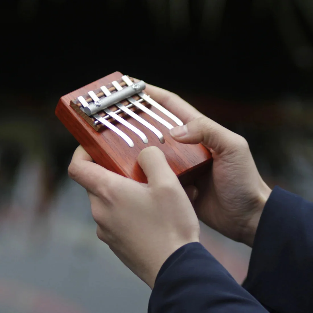 IRIN Kalimba 5 Tone Thumb Piano Professional Keyboard Instrument Wooden Children's Kalimba for Beginners Music Gift view 2