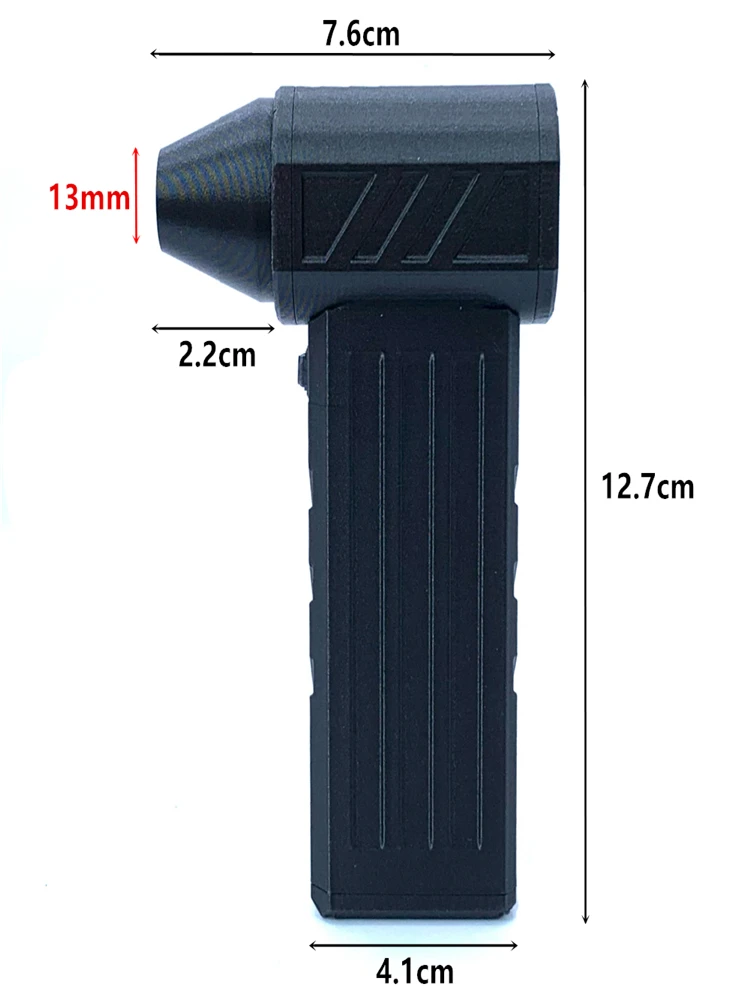 130000 Rpm turbo ventilador silencioso de alta potência, motor sem escova rápido, espanador de ar tipo-c pd, recarga rápida, soprador de poeira