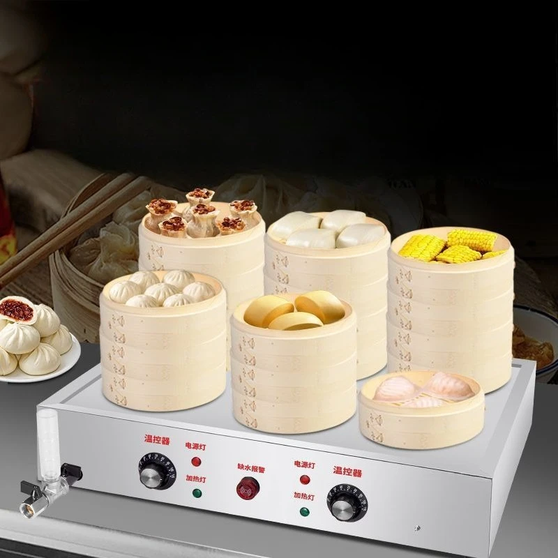 

Baozi machine buffet steamer steamer furnace commercial steaming electric heating small cage bag desktop charter machine insu
