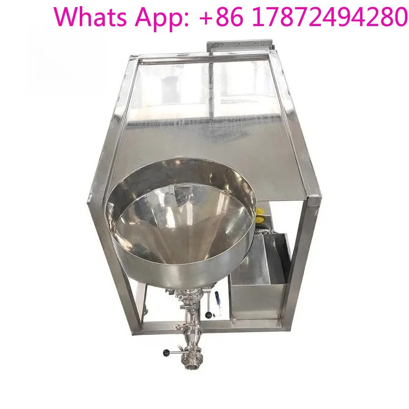 Stainless steel in-line high shear liquid powder mixer Batch Homogenizer Emulsifier Mixer Xanthan Gum Powder Liquid Mixer