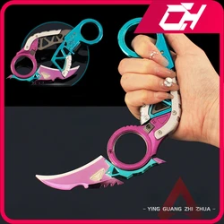 18cm APEX Game Peripheral Fluorescent Claw Folding Knife Model Alloy Family Heirloom Decoration Ornament Collection Toys