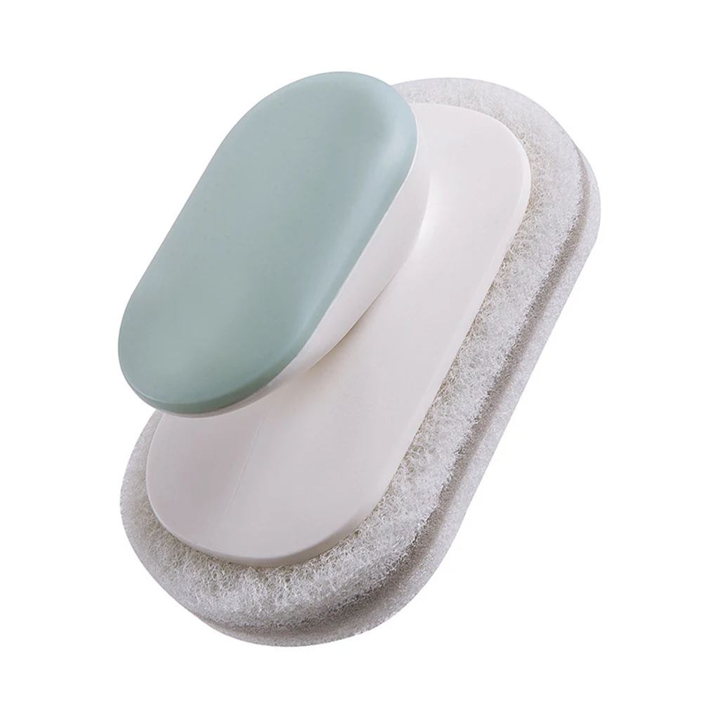 

High Quality Cleaning Brush Light Green Scouring Pad Kitchen Bathroom Durable Non Scratch Mess Removal Household Practical