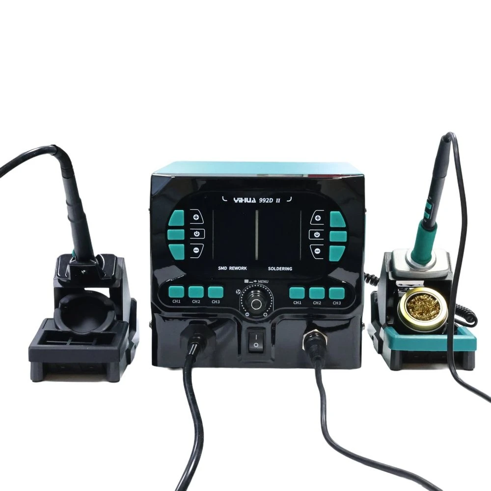 YIHUA 992D-II Chip Resurrector Pro - All-in-One Iron & Micro-Gun for BGA/SMD Rescues