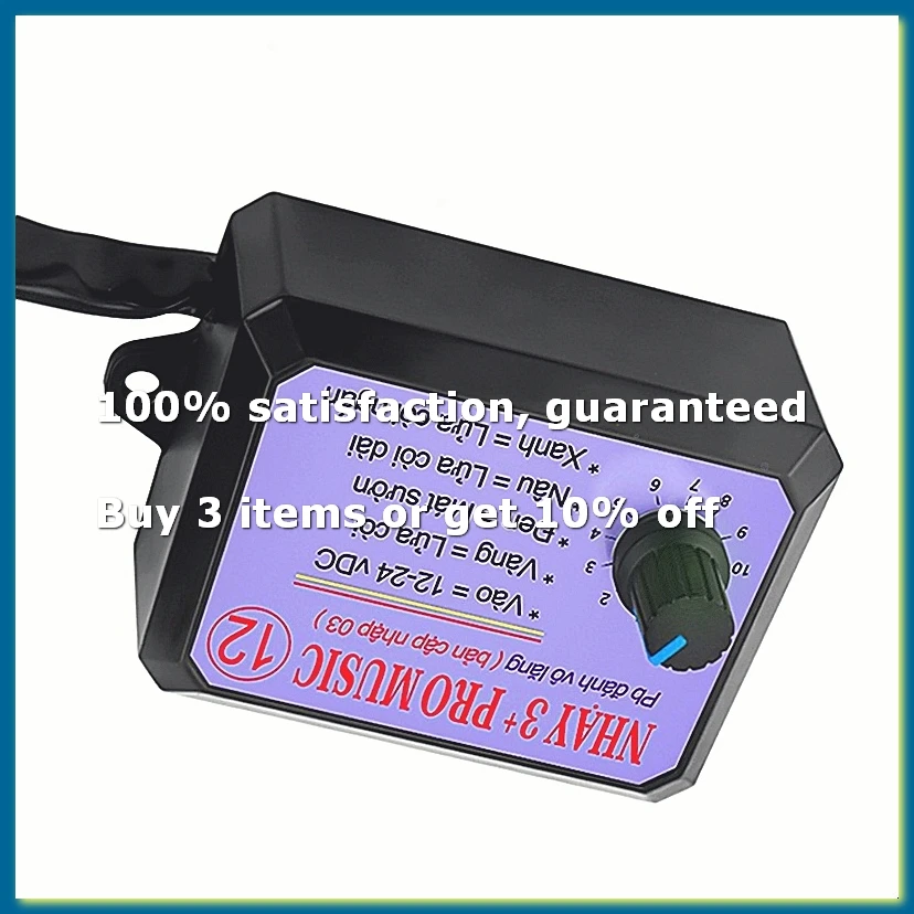 12V-24V 12 Sound Musical Electronic Horn Controller 3+Pro Horn Speaker Sound Control Box Unit with Volume Switching