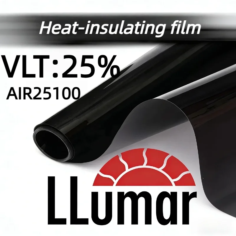 Auto Window Film Premium LLumar VLT 25% Nano Ceramic Tint UV99% IRR99% PET Heat Shield Bubble Free Shrink Proof Easy Installatio