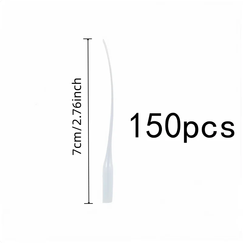 150 pcs Dispensing Droppers Ultra Fine Pointed Tip, designed for Lab Micro Dispensing, Precise Flow Control