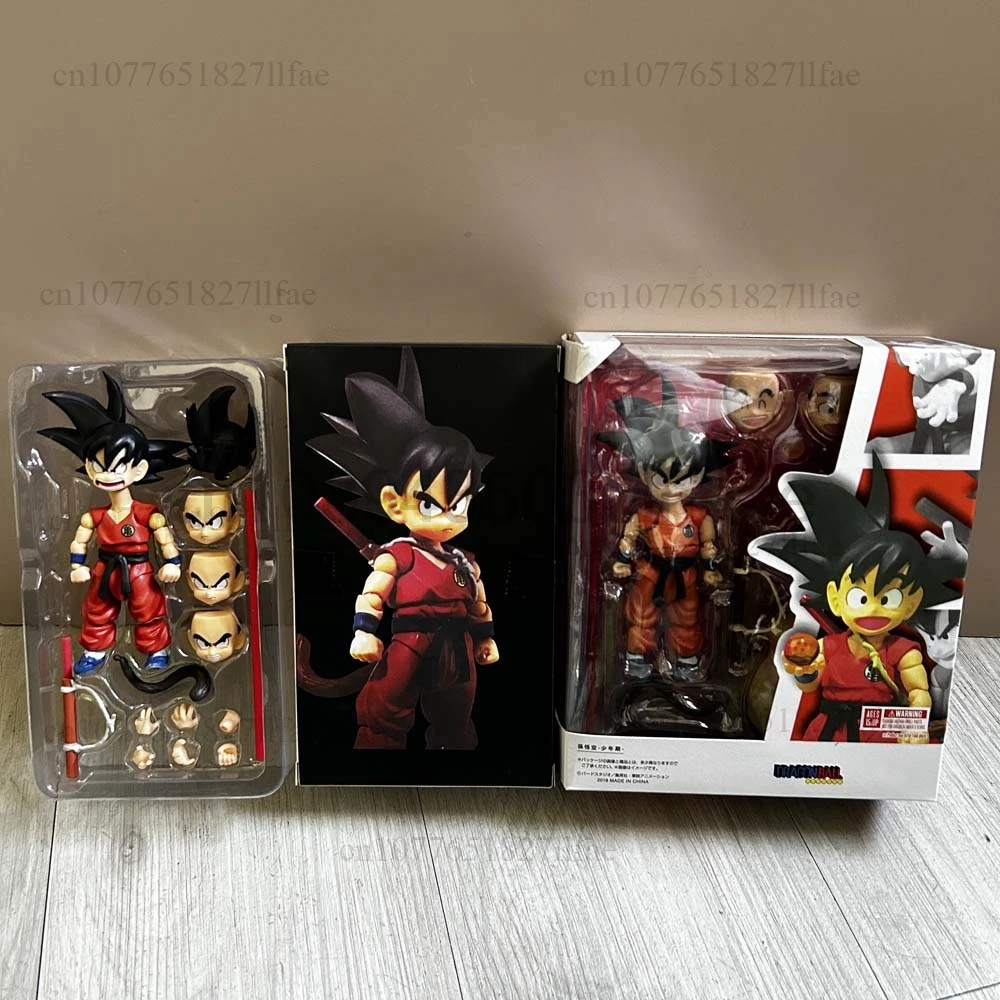 SHF Dragon Ball Z Son Goku Gk Somersault Cloud Son Goku Innocent Challenger Childhood Action Figure Model Toys Room Decor Gift view 2