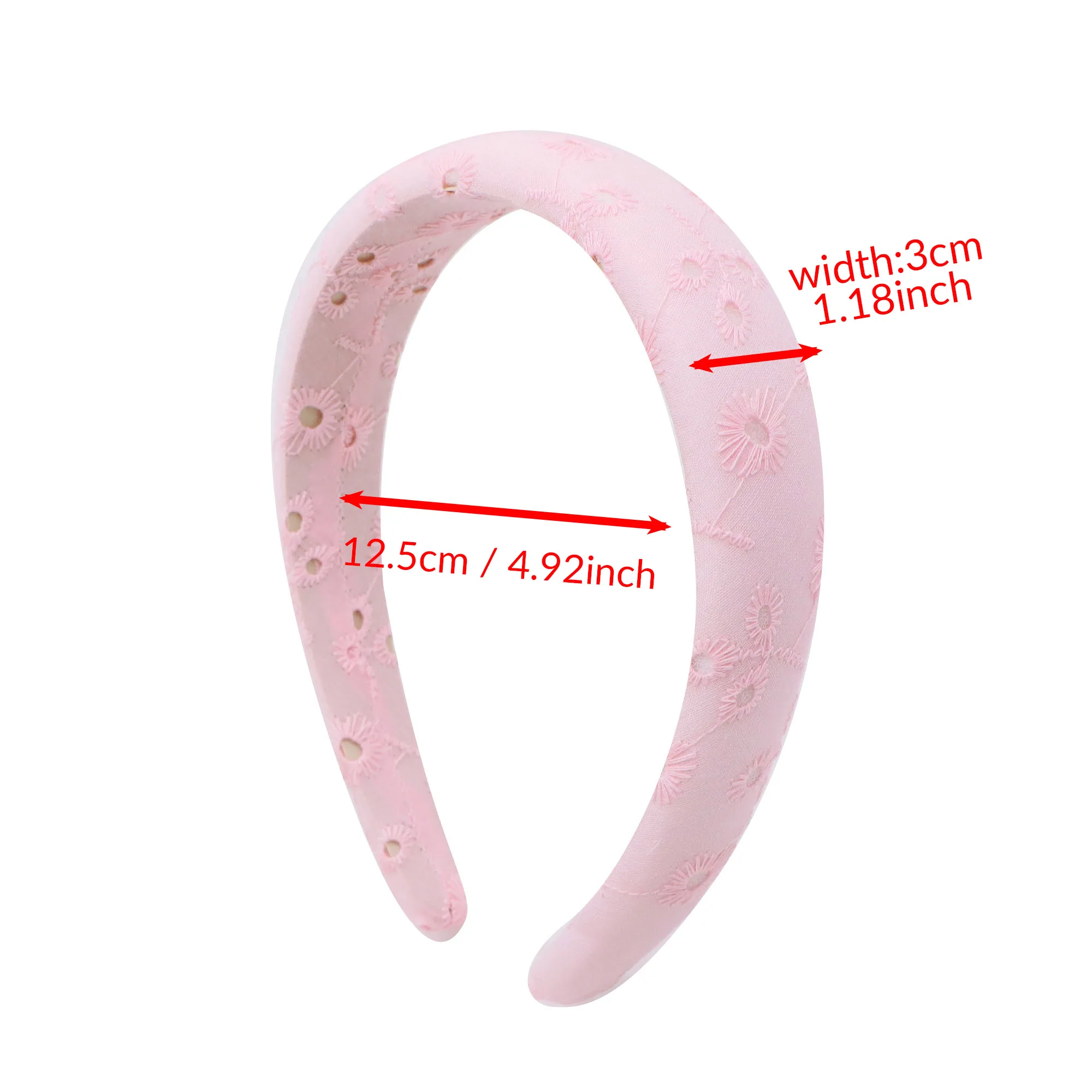 1pc pink flower Headband, Hair Accessory for Everyday Fashion in Europe And America, Featuring a Easy Yet Sophisticated Style