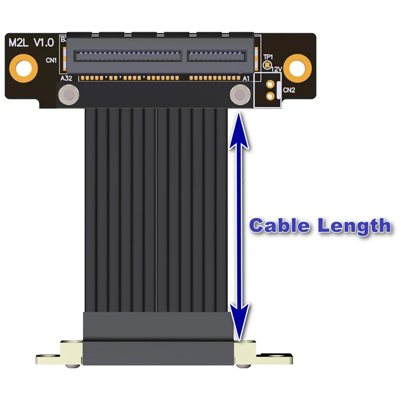 HJ-PCI-E X4 To X4 Extension Cable PCI Express Riser Extender Converter Adapter Support Network Card SSD USB Card