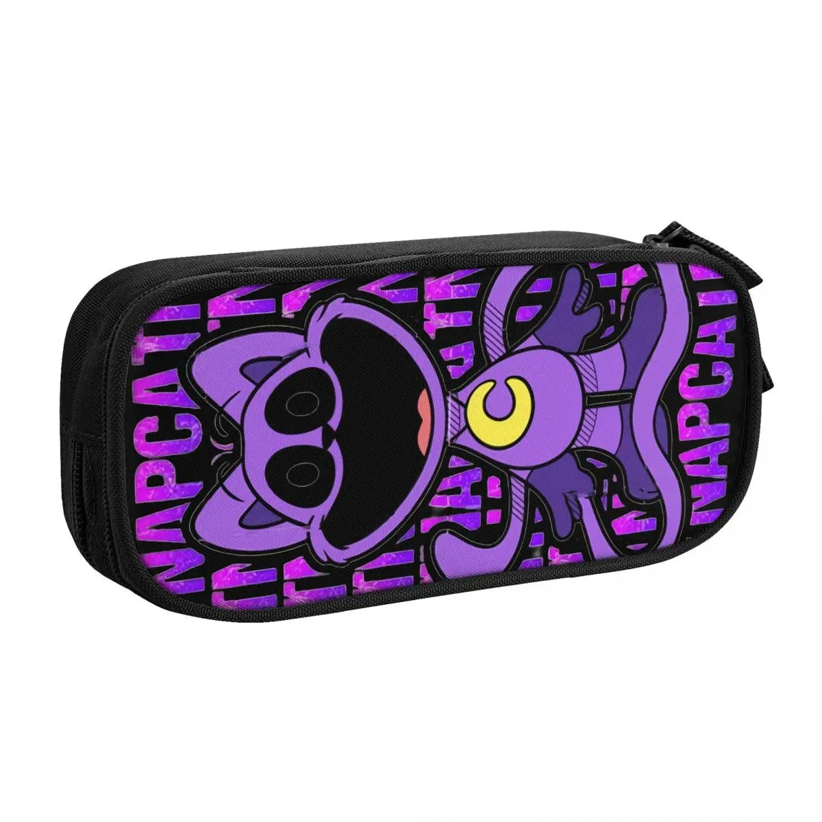 Custom Smilings Critters Game Pencil Cases for Girls Boys Large Capacity Catnap Teenage Cartoon Pencil Box School Supplies