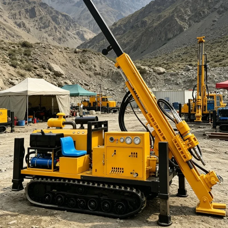 Full Hydraulic Core Drill Rig Hydraulic Crawler Drill for Soil Investigation Construction Foundation Geotechnical Testing Drill