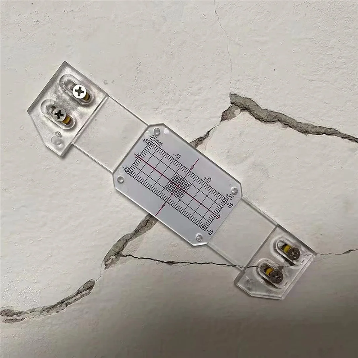 2025+ 4 قطع من سجل مراقبة الكراك، بالإضافة إلى شاشة الكراك الزاوية Tell Tale لسجل الكراك القياسي والزاوية