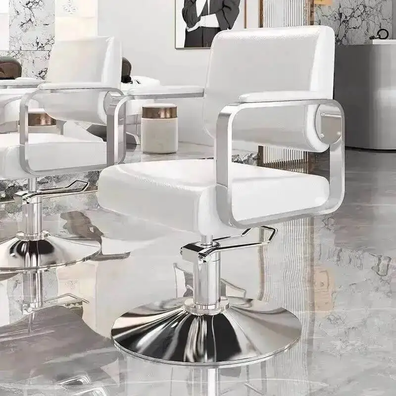 Chair Professional Barber Ergonomic Hairdresser Adjustable Rolling Economic Modern Design Friseur Stuhl Hairdressing Furniture