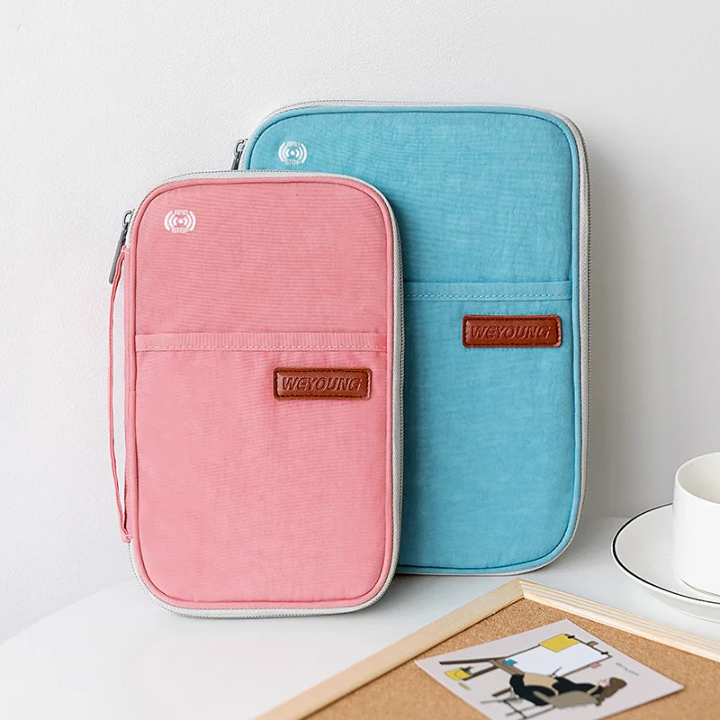 new-multi-functional-waterproof-travel-document-bag-portable-air-tiet-clip-anti-theft-swipe-card-bag-storage-pouch
