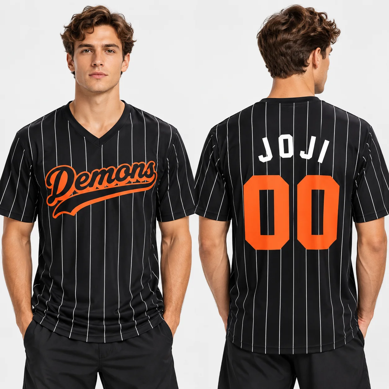 Joji Demons 00 Baseball Pullover T-Shirt Summer Shirt Loose Casual Unisex Streetwear Hop Hop Design Graphic Merch