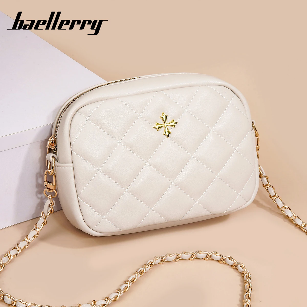 

Baellerry Women's Small Square Phone Crossbody Bag, Exquisite Summer Shoulder Purse, PU Leather Mini Wallet