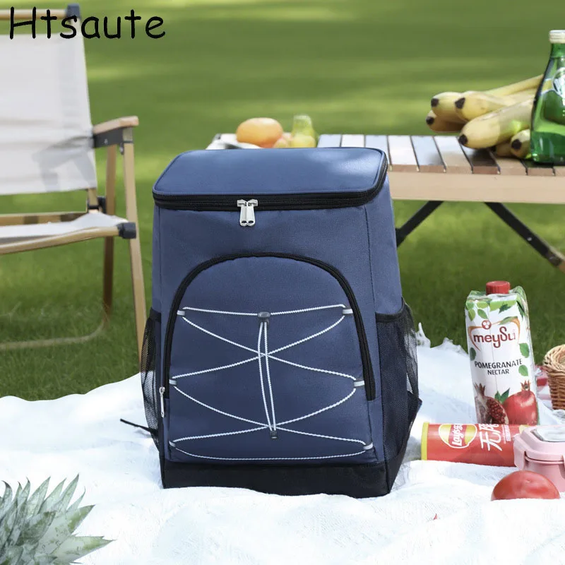 Portable Thermal Lunch Bag Food Box Durable Waterproof Cooler Ice Insulated Case BBQ Camping Oxford Dinner Backpacks Icebox