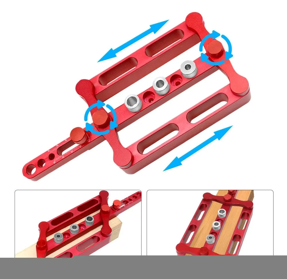 Metric Self-centering Locating Pin 6/8/10mm Wood Drilling Pin Solid Panel Boring Alignment Auxiliary Position Tool