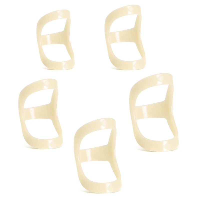 5Pcs Oval Finger Splints Finger Support Brace for Thumb, Index,Middles Finger