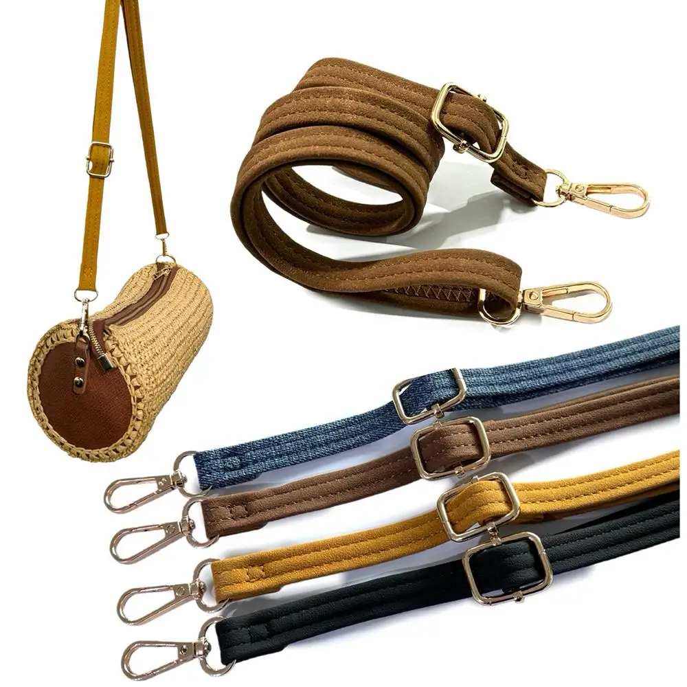 

Detachable PU Bag Strap Solid Color Frosted Soft Crossbody Belt Single Shoulder Strap Adjustable Versatile Fashion Bag Strap