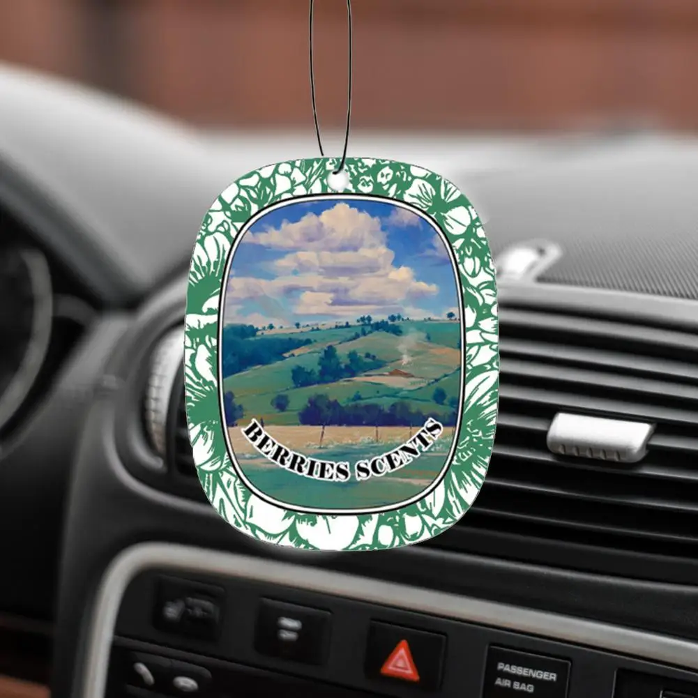 Car Air Freshener Exquisite Pattern No Battery Required Reusable Simple Installation Remove Odor ABS Car Ornament Refresh Air Fr