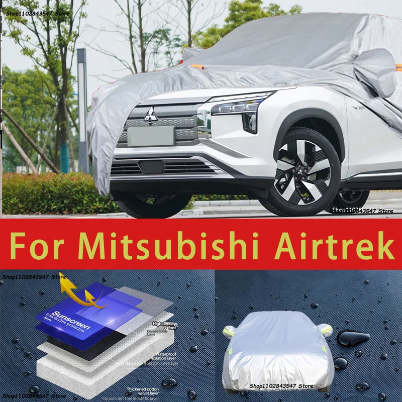 For Mitsubishi Airtrek Car protective cover, sun protection, cooling protection, car clothing, car paint protection auto