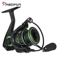 Piscifun Viper X Spinning Fishing Reel 4-15KG Max Drag  5.2:1/6.2:1 High Speed 10+1BB Smooth and Fast UltraLight Fishing Reels